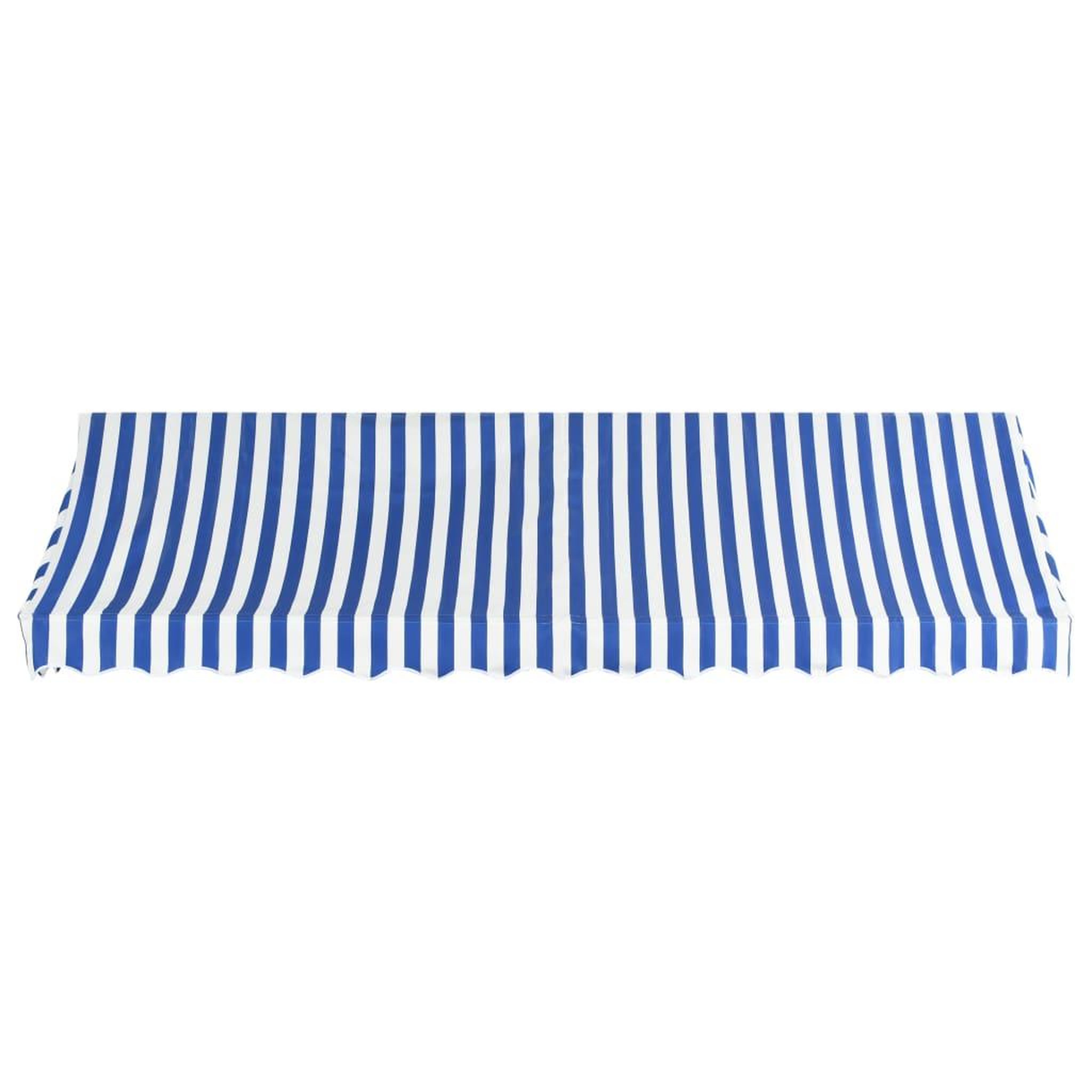 Voir la diapositive 3 : VIDAXL Auvent de bistro 400x120 cm Bleu et blanc