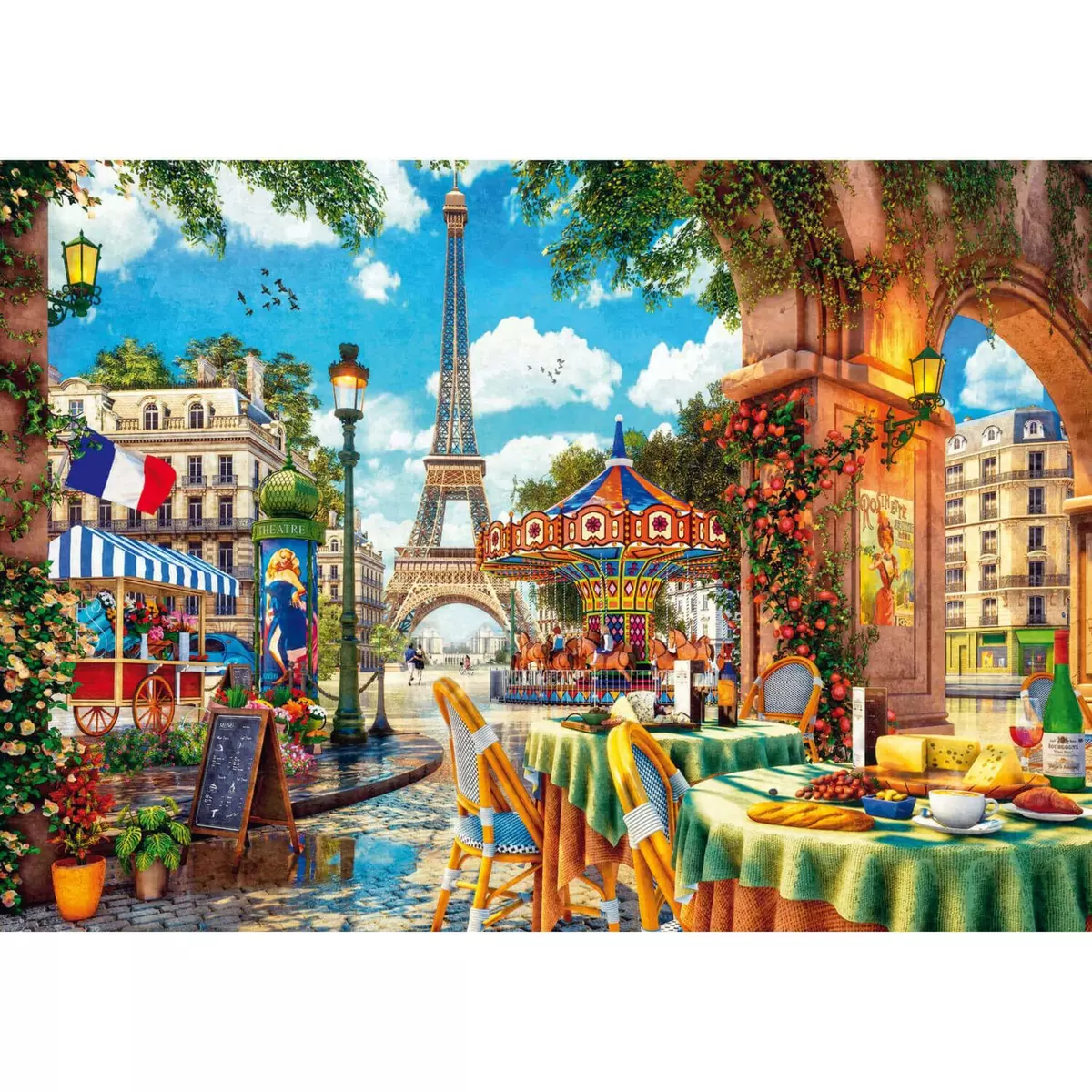 Trefl Puzzle 1000 pièces : Matin parisien