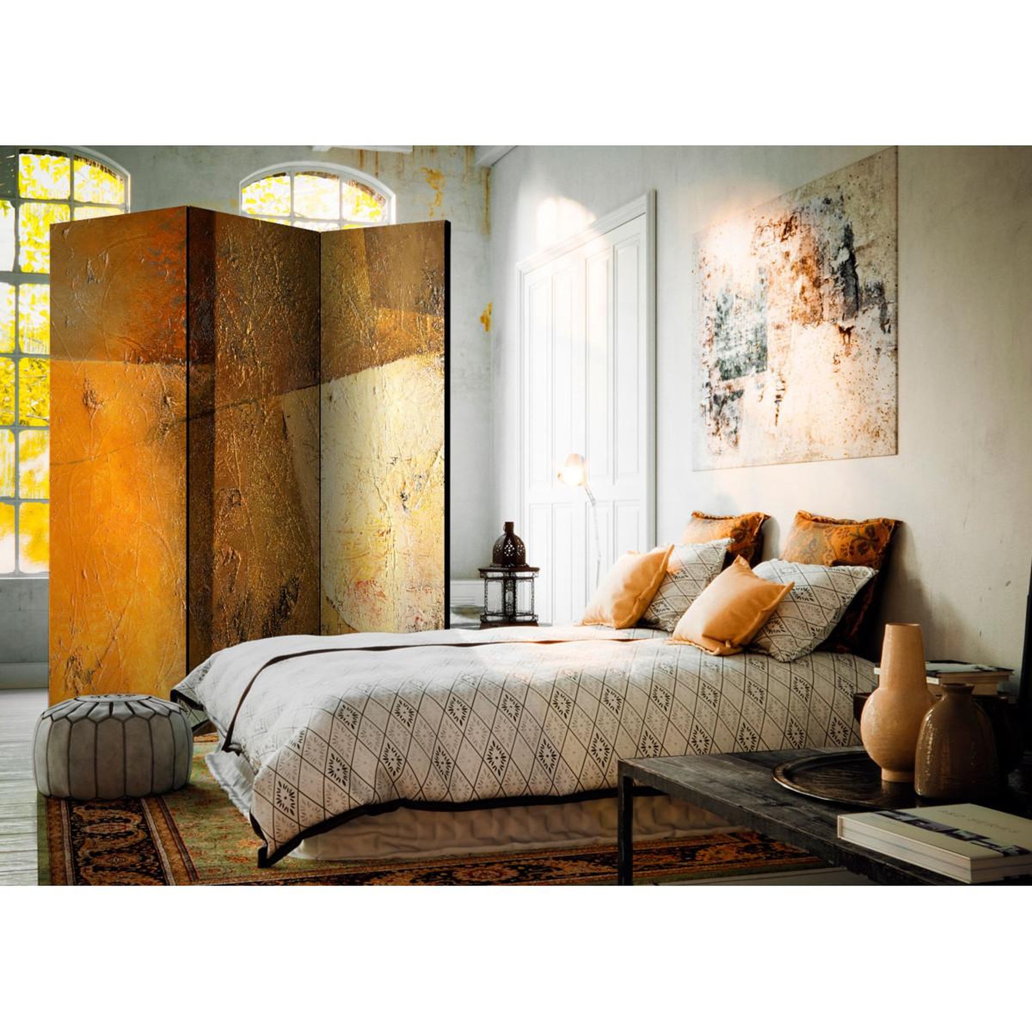 Voir la diapositive 2 : Paris Prix Paravent 3 volets  modern artistry  135x172cm