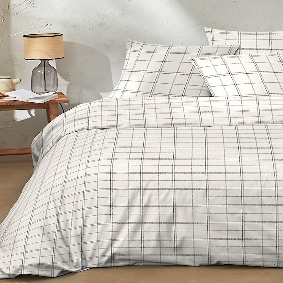 Home collection Parure housse de couette prades ecru