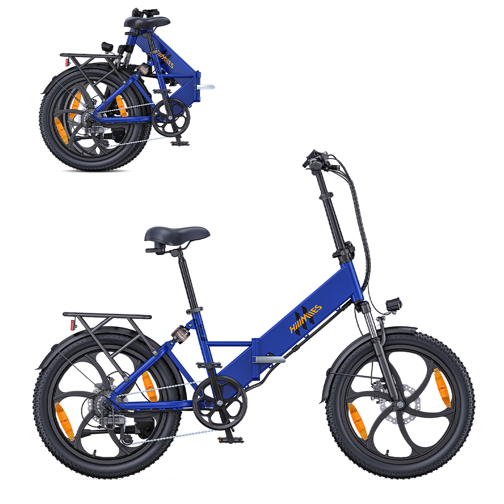 Voir la diapositive 4 : HILLMILES Vélo électrique pliable Hillmiles Mile2