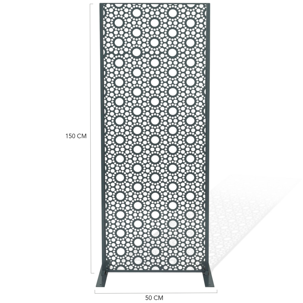 ID MARKET Panneau décoratif universel 150 x 50 CM ROSAS gris