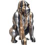 Voir la diapositive 2 : Paris Prix Statuette Déco Gorille  Coulure  45cm Noir
