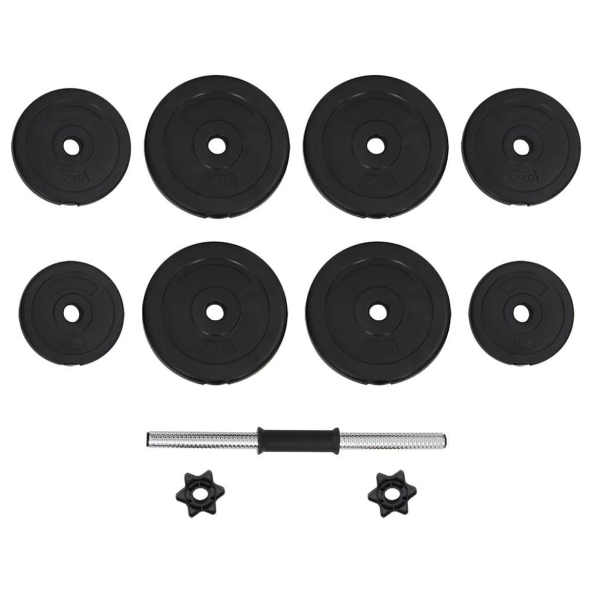 VIDAXL 1 x Haltere 15 kg