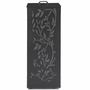 Voir la diapositive 3 : ID MARKET Réservoir à granulés 55 kg noir rangement à pellets 36 x 36 x 87 cm - motif floral