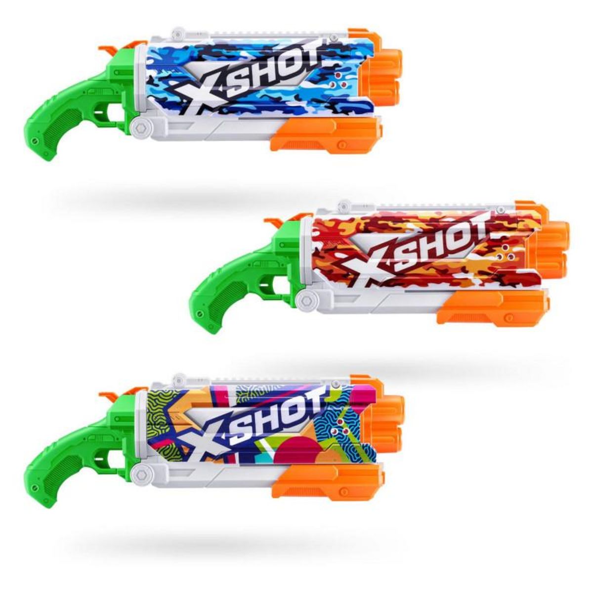 ZURU ZURU X-Shot Water Gun Fast Fill Skins Pump Action, 500ml 11855