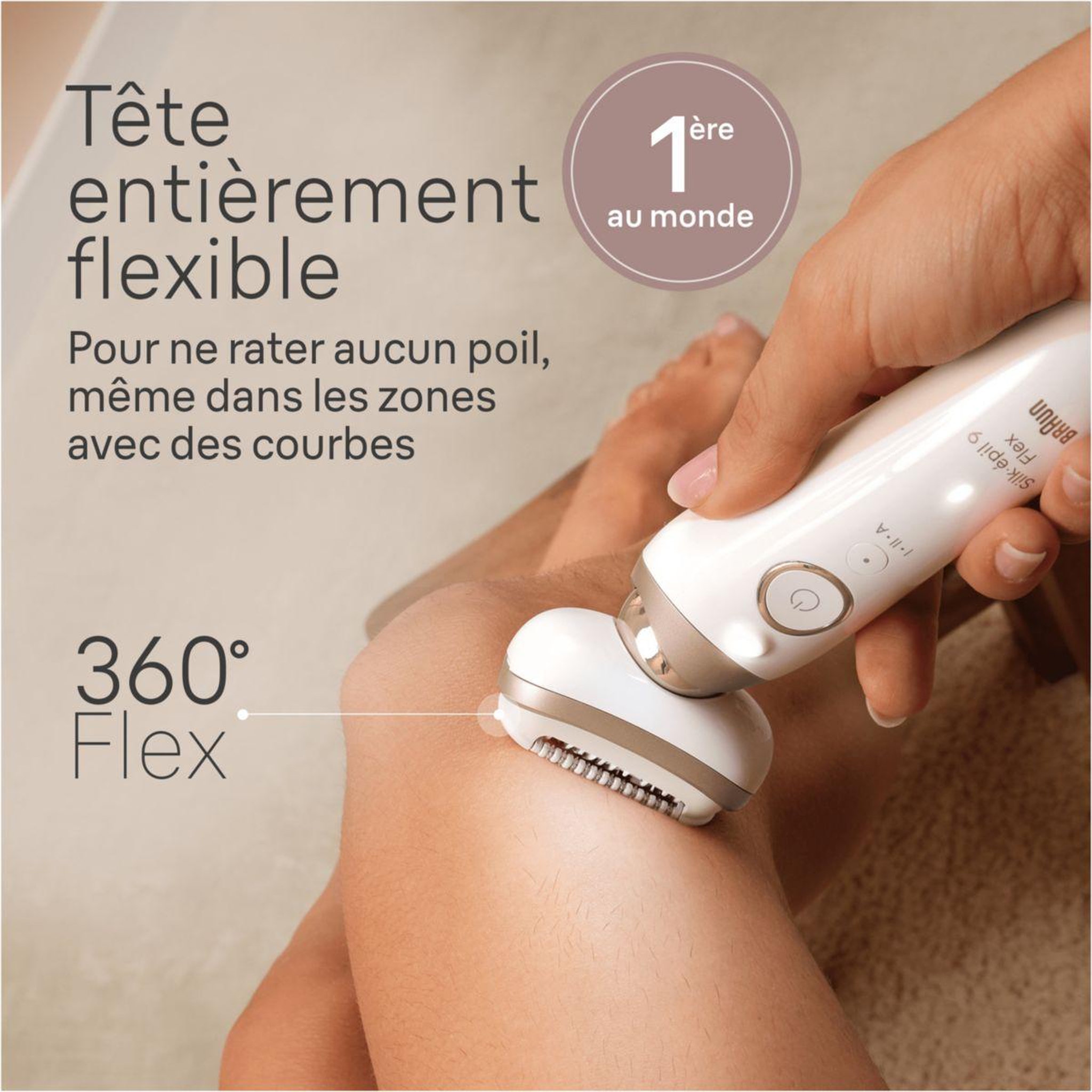 Voir la diapositive 3 : BRAUN Epilateur électrique Silk-Epil SES9-011 3D