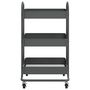 Voir la diapositive 3 : VIDAXL Chariot a 3 niveaux Anthracite 43x34x79 cm Acier