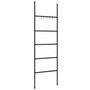 Voir la diapositive 2 : VIDAXL Porte-serviettes echelle a 5 niveaux Noir 58 x 175 cm Fer