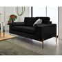 Voir la diapositive 1 : LISA DESIGN Isaure - canapé droit 2 places en velours