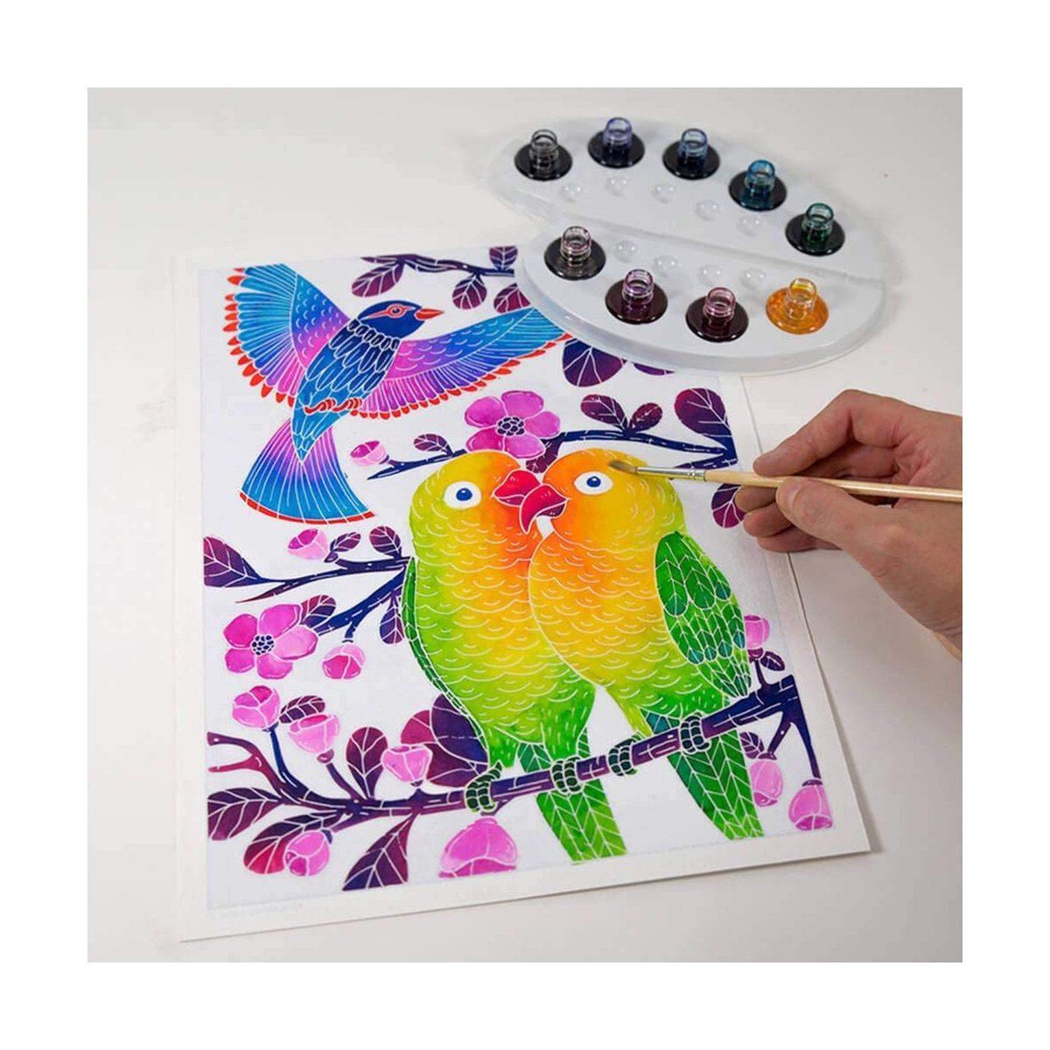 Voir la diapositive 3 : Sentosphere Aquarellum gm les oiseaux s envolent