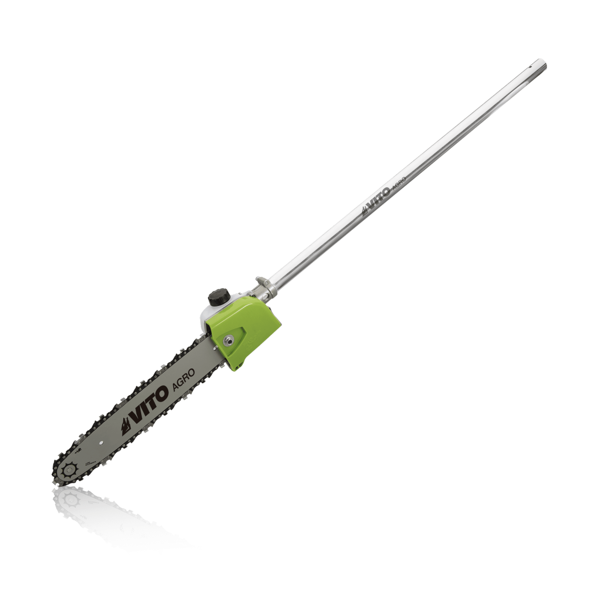 Voir la diapositive 4 : VITO Débroussailleuse thermique  33 cm³ 4 outils en 1 Moteur 2T Coupe bordures Taille haies Tronçonneuse VITO