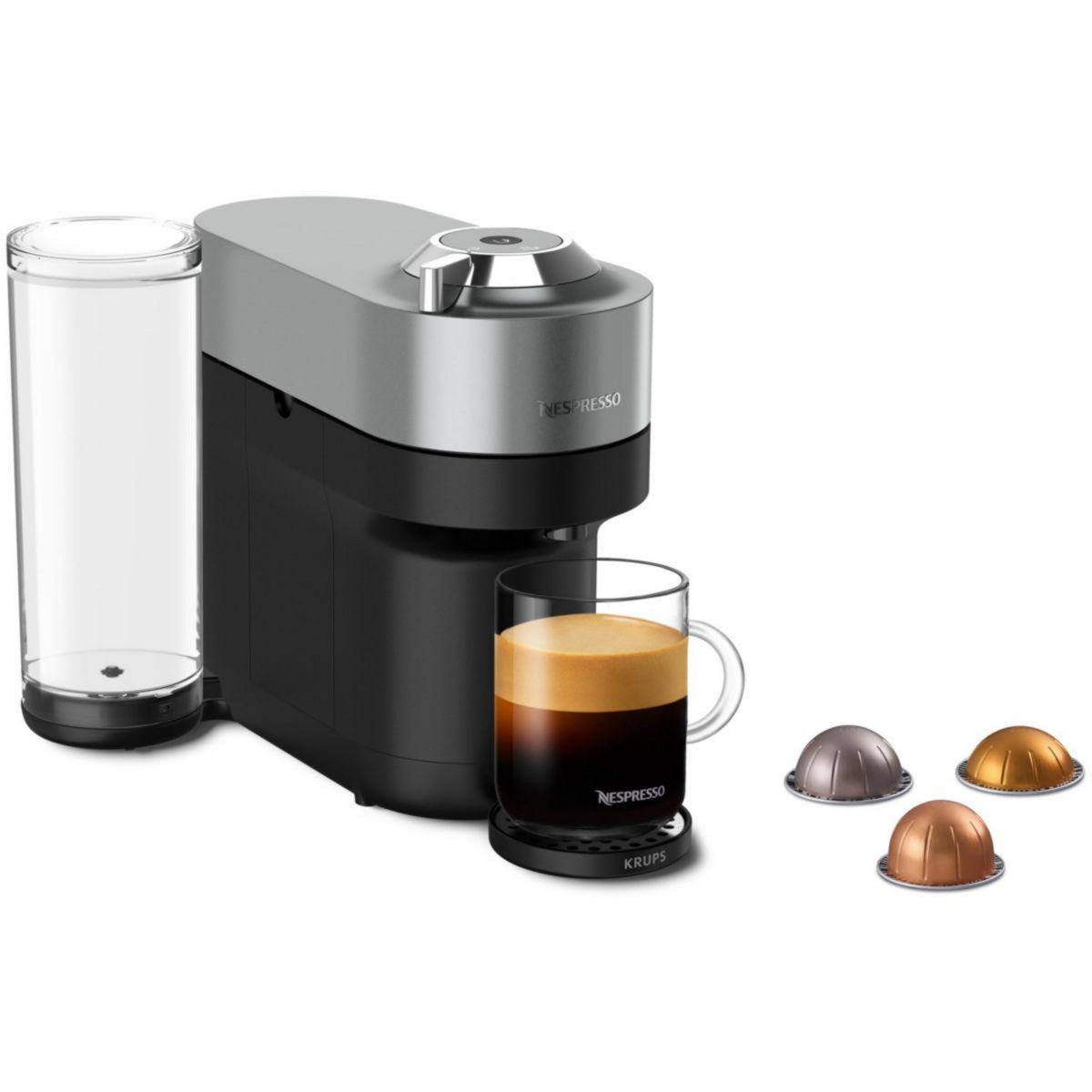 KRUPS Nespresso Vertuo pop+ YY5359FD argent