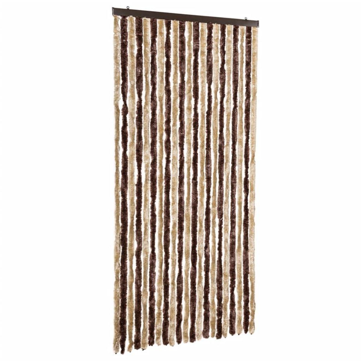 VIDAXL Moustiquaire Beige et marron clair 90x200 cm Chenille