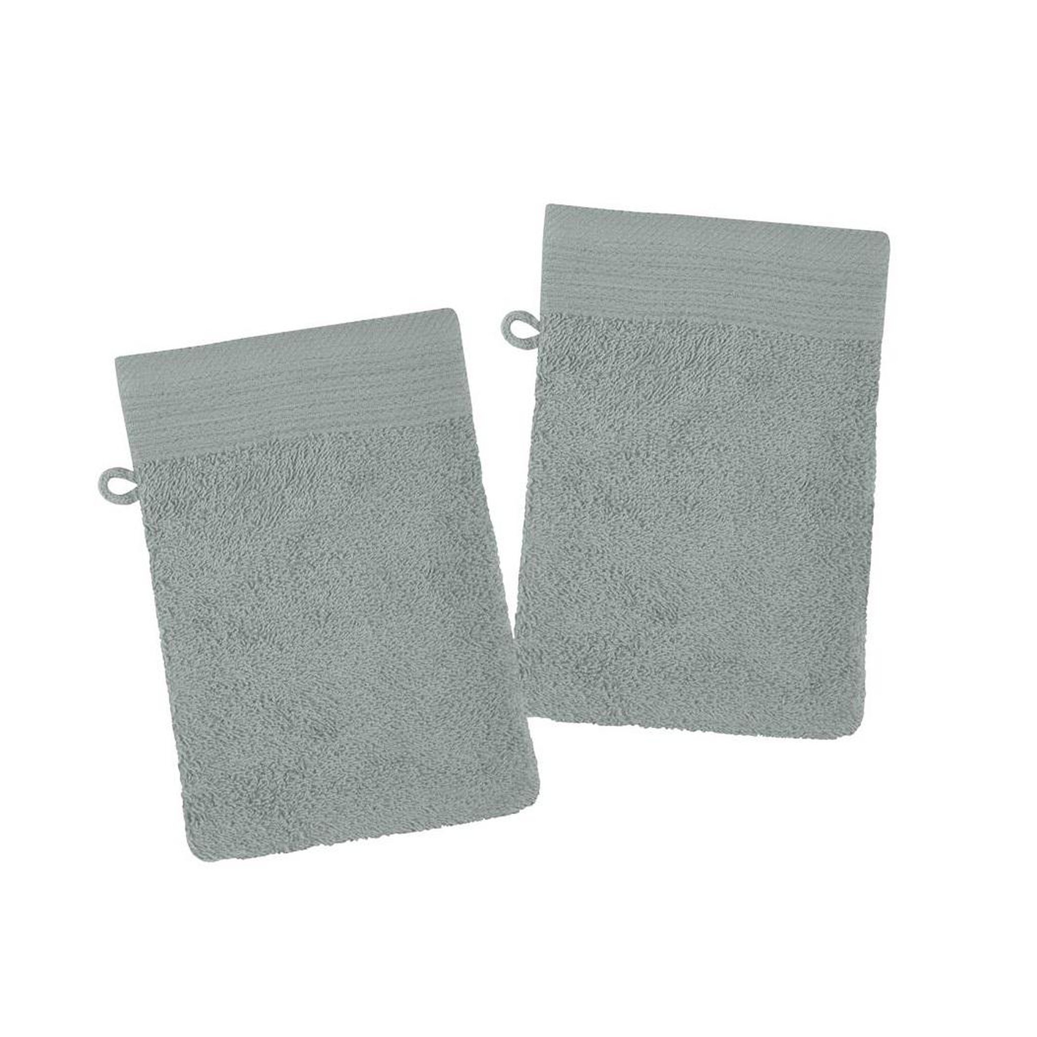 Voir la diapositive 1 : Eden Lot de 2 gants de toilette lilas