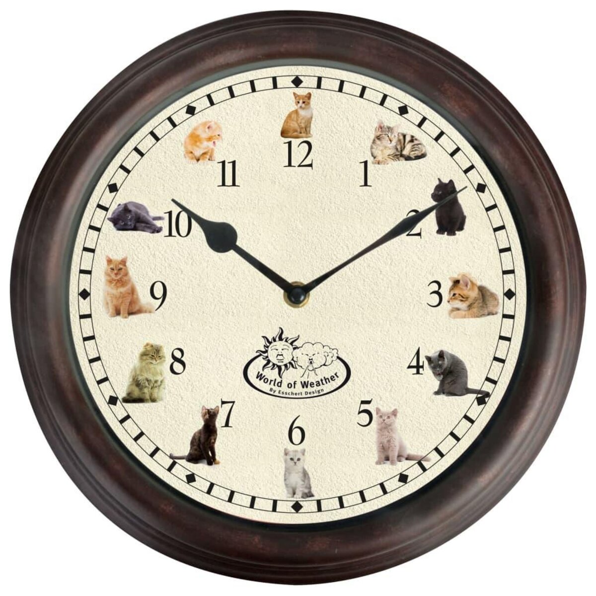 ESSCHERT DESIGN Esschert Design Horloge avec sons de chat