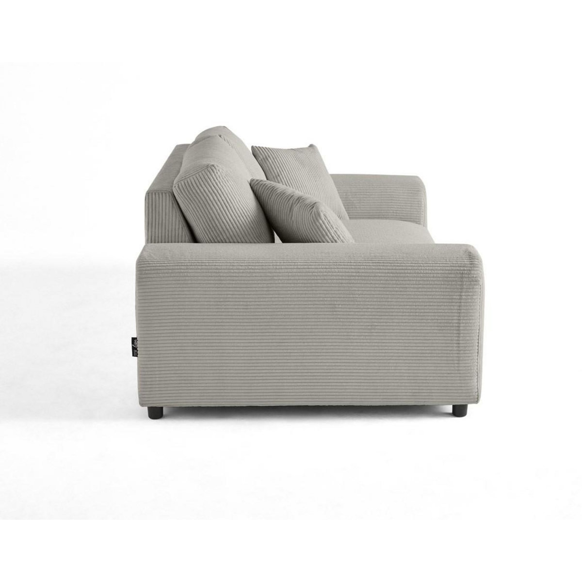 LISA DESIGN Garance - canapé droit 2 places - en velours côtelé