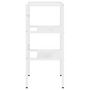 Voir la diapositive 4 : VIDAXL Cadre de lavabo de salle de bain Blanc 40x38x83 cm Fer
