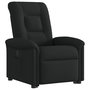 Voir la diapositive 3 : VIDAXL Fauteuil inclinable noir tissu