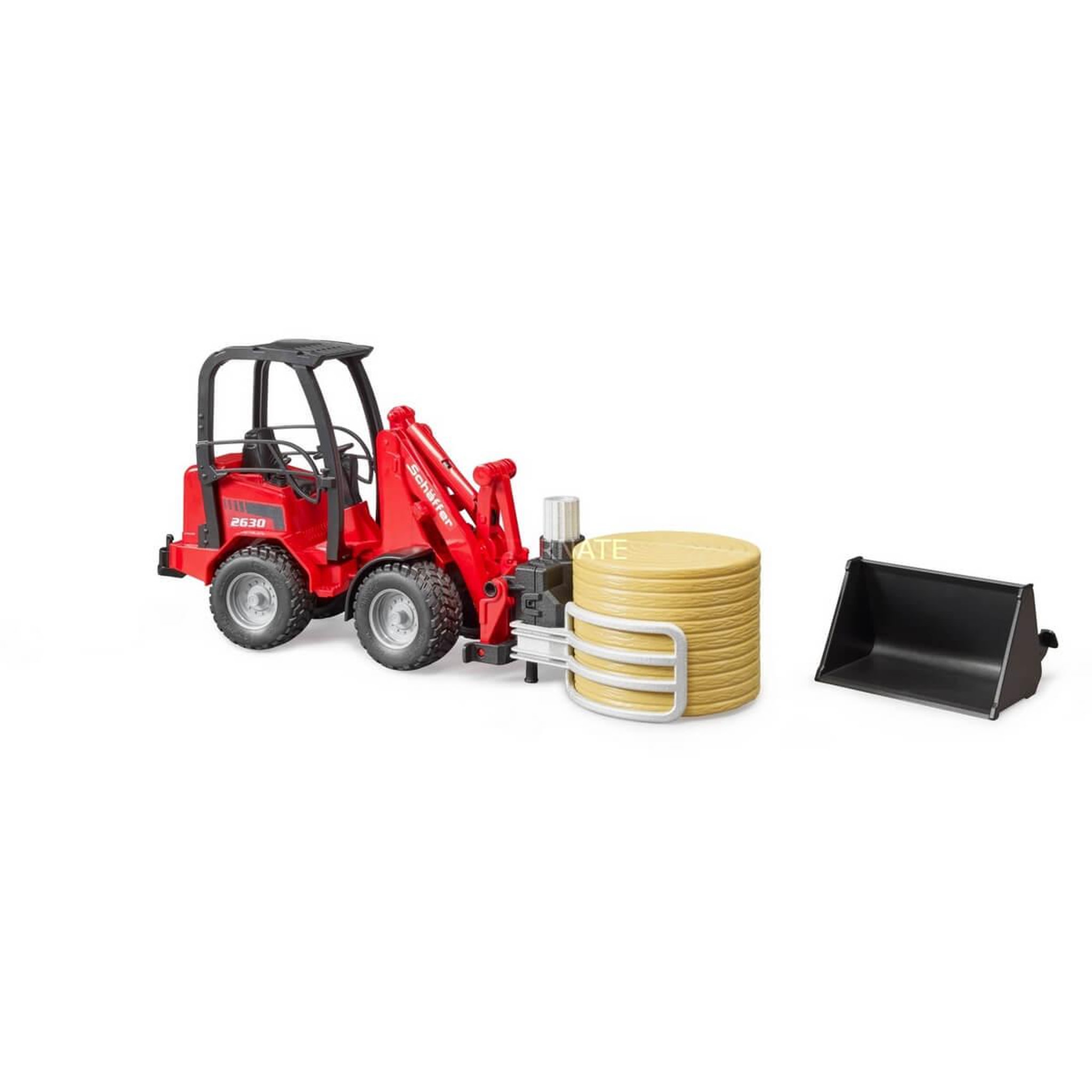 Bruder Chargeur Compact avec balle ronde et pince