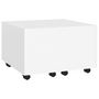 Voir la diapositive 3 : VIDAXL Table basse blanc 60x60x38 cm bois d ingénierie