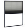 Voir la diapositive 2 : VIDAXL Moustiquaire plissee pour fenetre Aluminium Anthracite 60x80 cm