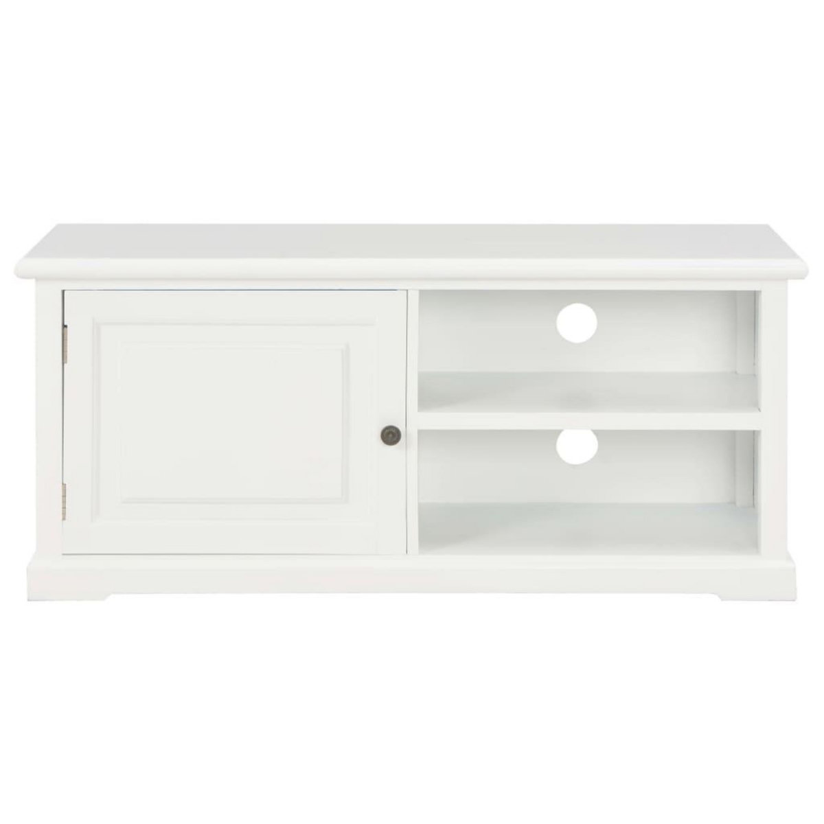 VIDAXL Meuble TV Blanc 90x30x40 cm Bois