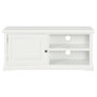 Voir la diapositive 3 : VIDAXL Meuble TV Blanc 90x30x40 cm Bois