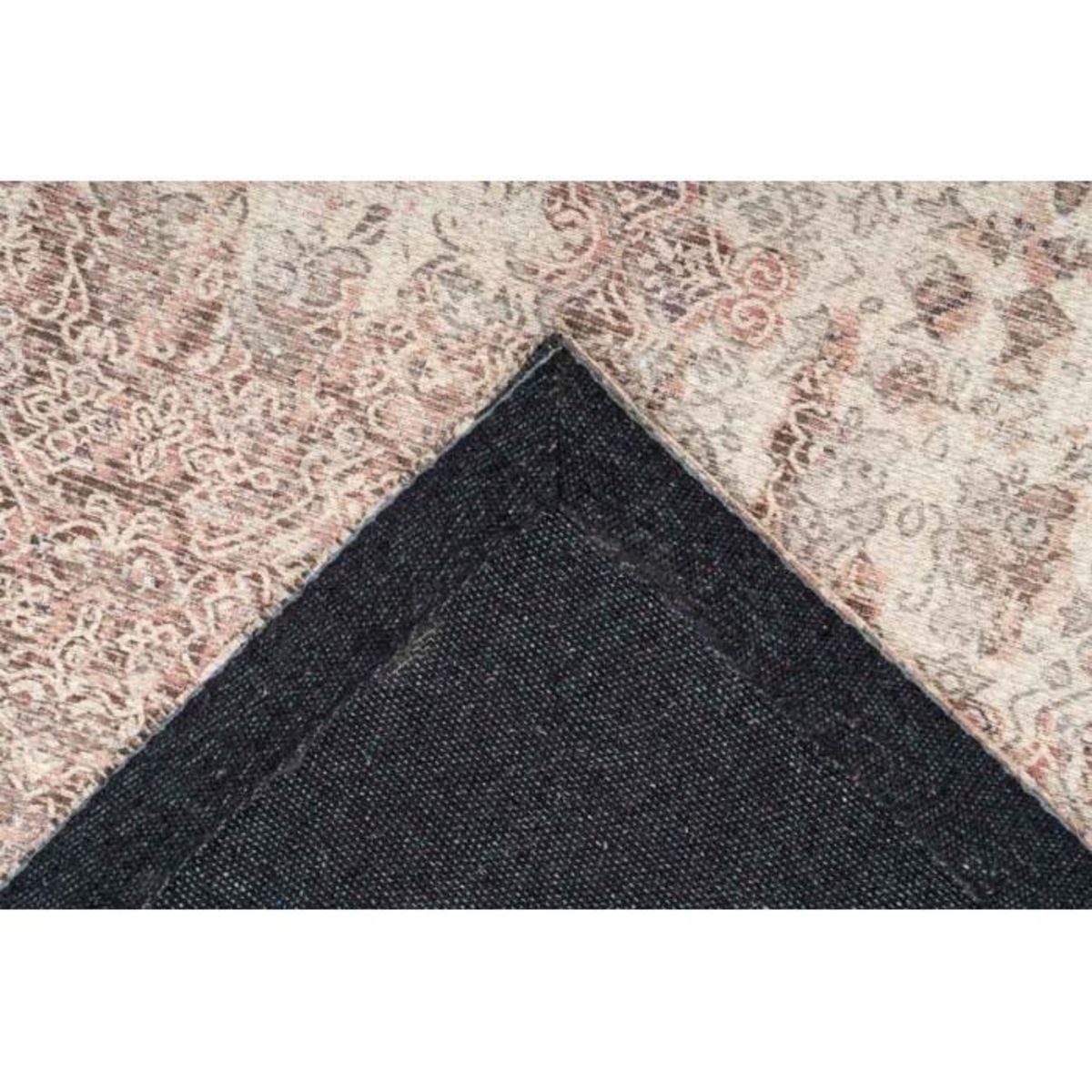 Paris Prix Tapis Tissé Imprimé Vintage Délavé  Percy  Rouge
