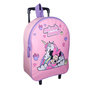 Voir la diapositive 2 : Bagtrotter BAGTROTTER Sac à dos à roulettes 32 cm maternelle Minnie Rose