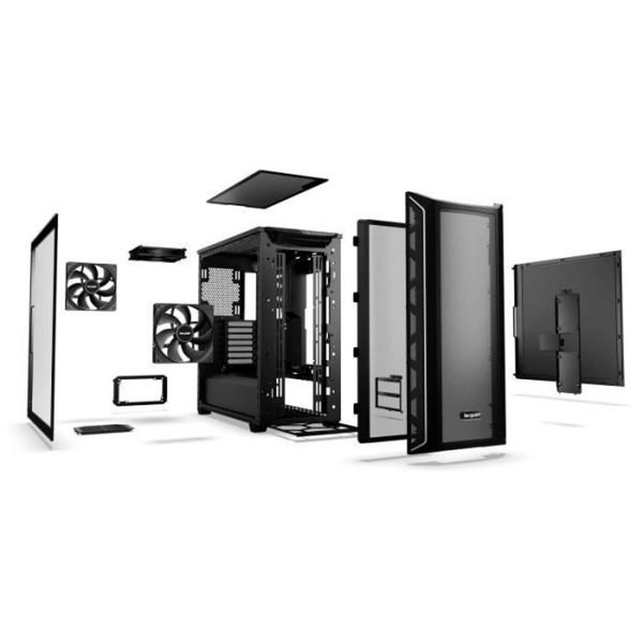 Voir la diapositive 4 : BE QUIET Boîtier pc - be quiet! - shadow base 800 dx - noir - midi tower - excellente circulation de l'air
