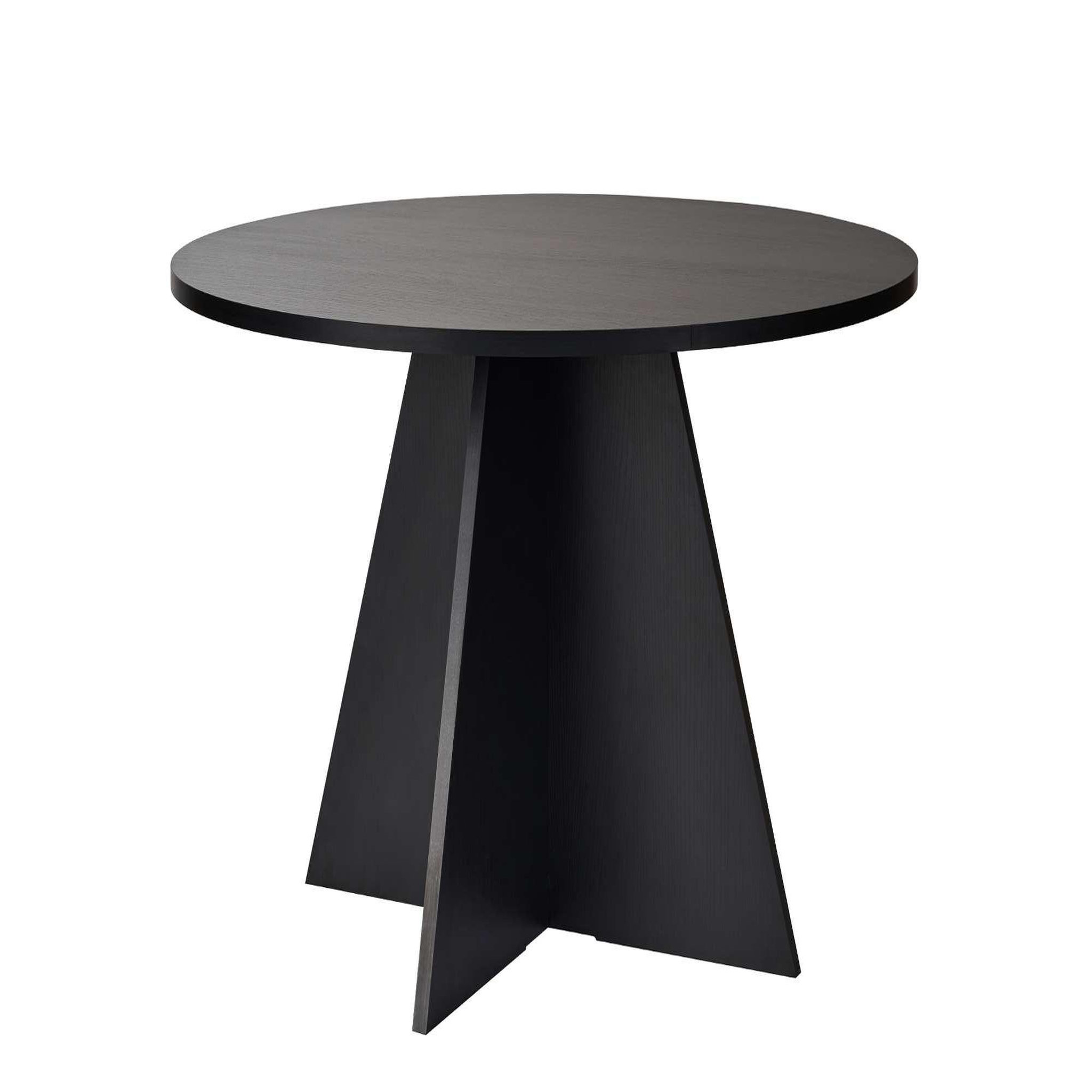 Habitat et Jardin Table à manger en bois  virella  - 120 x 120 x 75 cm - bois noir