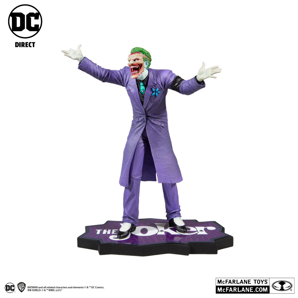 McFarlane Figurine résine The Joker Purple Craze DC Direct 18 cm
