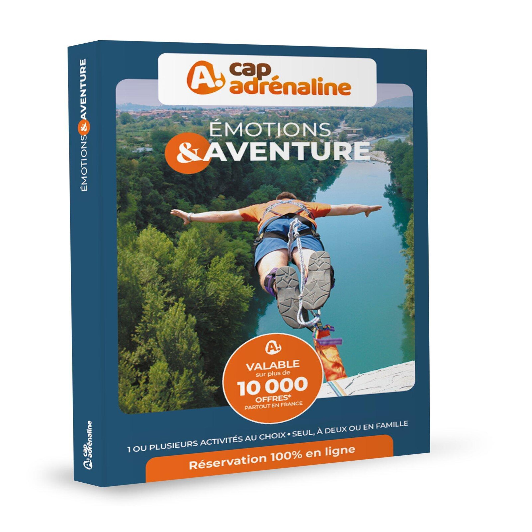 Voir la diapositive 2 : CAPADRENALINE Coffret cadeau CapAdrénaline - Émotions & AVENTURE