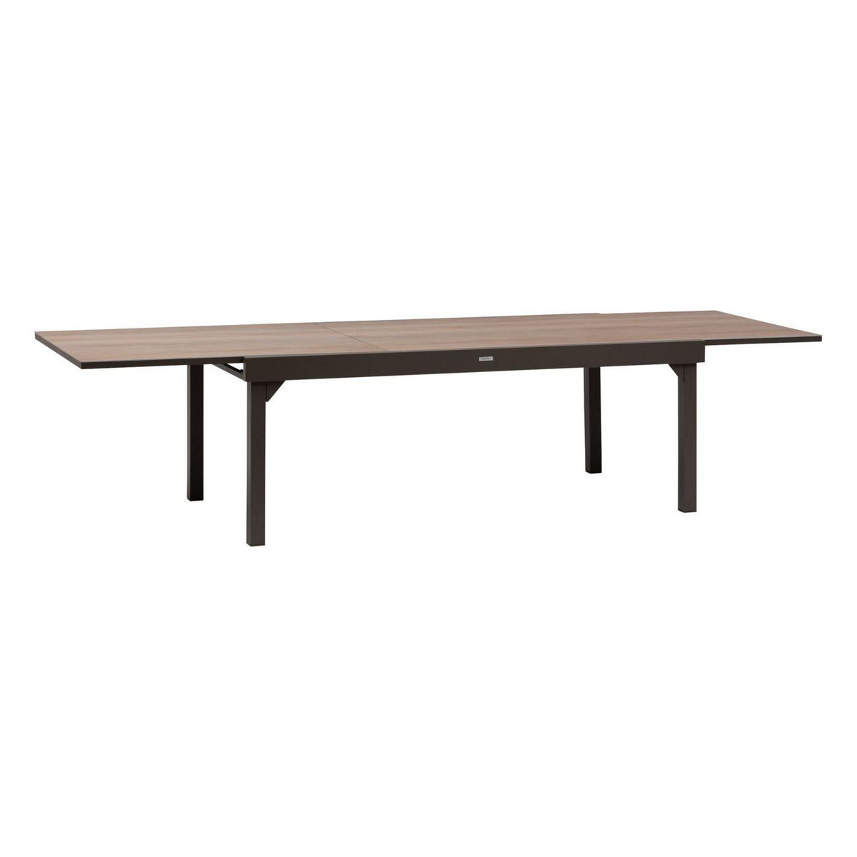 HESPERIDE Table de jardin extensible Piazza en aluminium