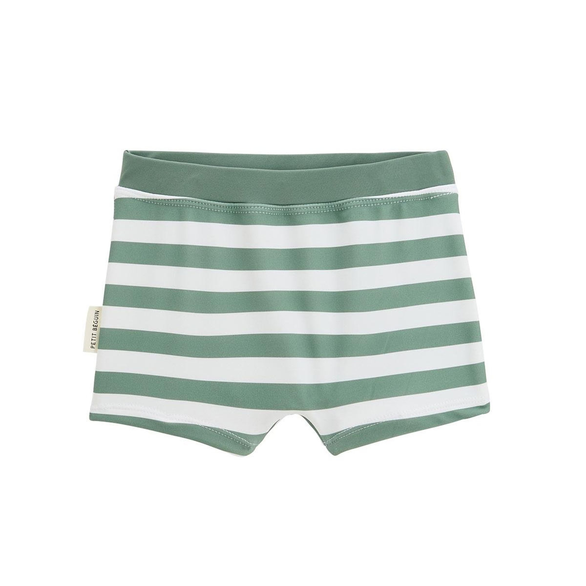 Petit Béguin Maillot de bain bébé 2 pièces t-shirt de protection UV et boxer Hello Dino