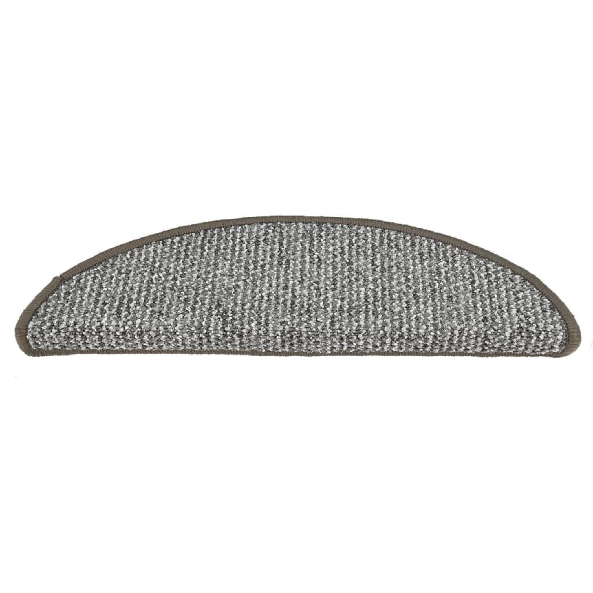 Voir la diapositive 4 : VIDAXL Tapis de marches d'escalier 15 pcs Gris 56x17x3 cm
