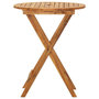 Voir la diapositive 4 : VIDAXL Ensemble a manger de jardin pliable 3 pcs Bois d'acacia solide