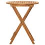 Voir la diapositive 4 : VIDAXL Ensemble a manger de jardin pliable 3 pcs Bois d'acacia solide