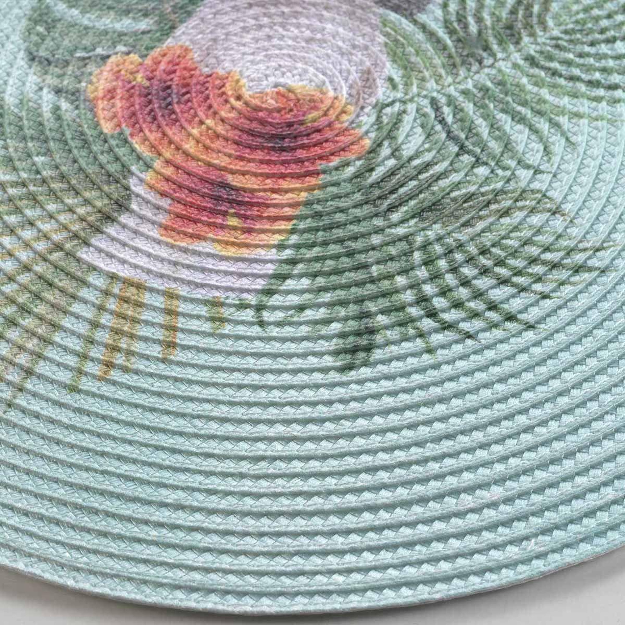 Voir la diapositive 2 : Douceur d'Intérieur Set de table imprimé  alba  35cm vert