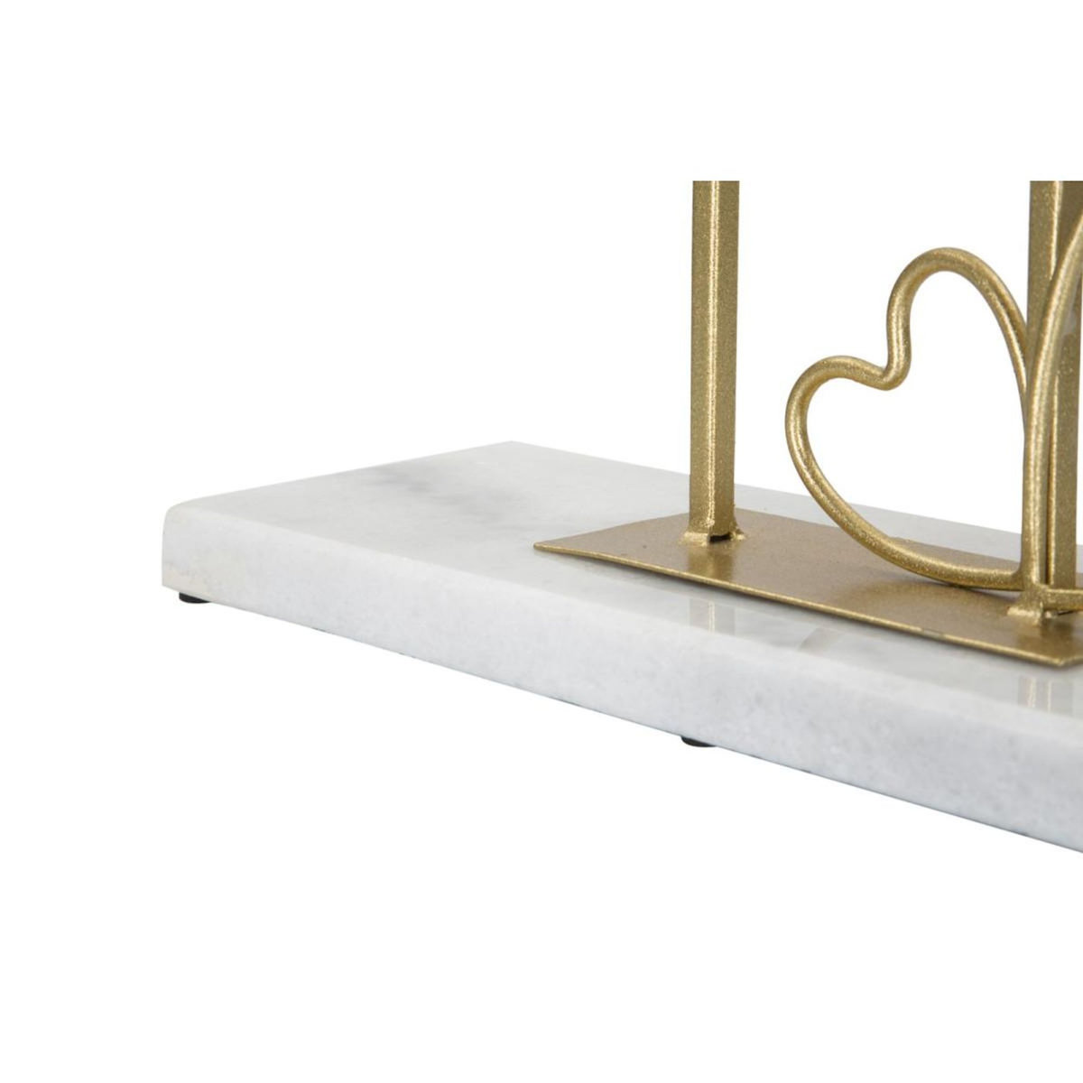 Paris Prix Miroir sur Pied en Marbre  Hearts  39cm Or