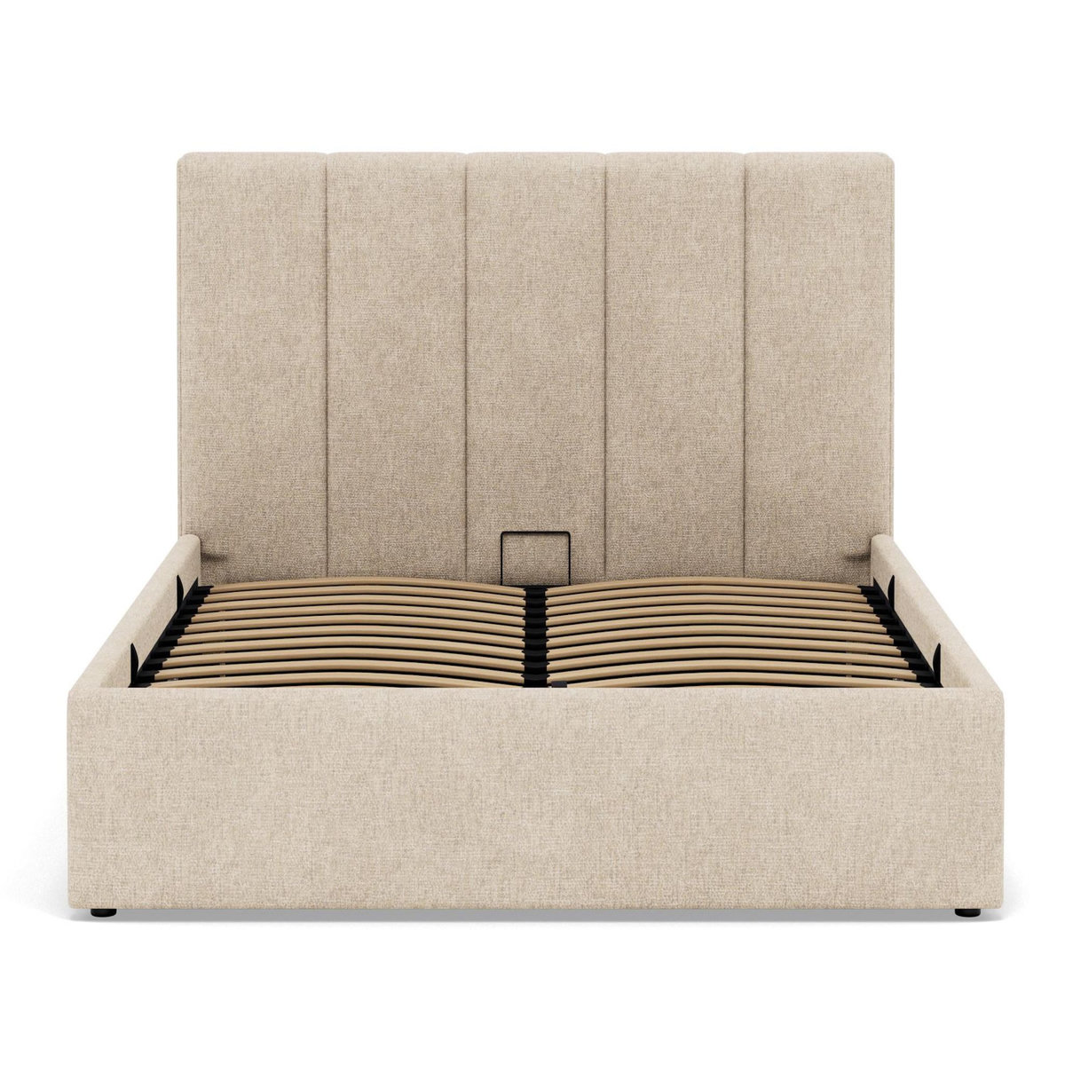 BEST MOBILIER Beanie - lit coffre - 160x200 cm - en velours - sommier inclus