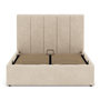 Voir la diapositive 1 : BEST MOBILIER Beanie - lit coffre - 160x200 cm - en velours - sommier inclus