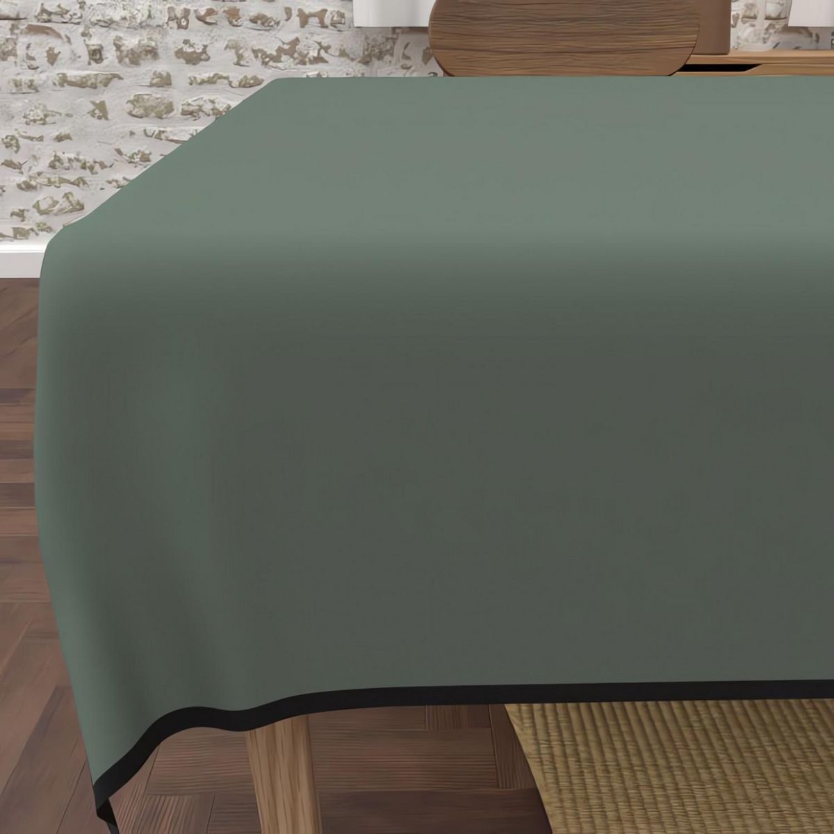 SOLEIL D'OCRE Nappe anti-tâches en microfibre lavée BOHEME, par Soleil d'Ocre