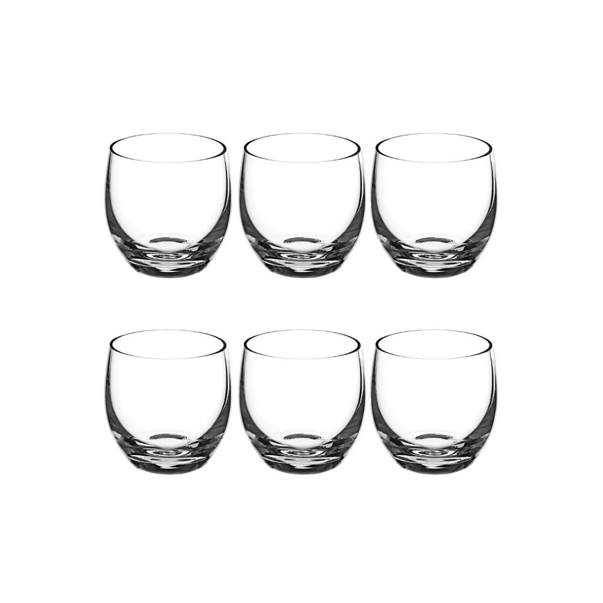 SECRET DE GOURMET Lot de 6 verrines verre arrondies  bistro  6cm transparent