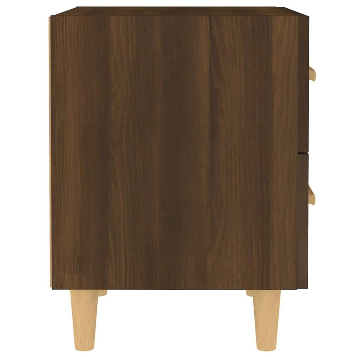 VIDAXL Tables de chevet 2 pcs Chene marron 40x35x47,5 cm