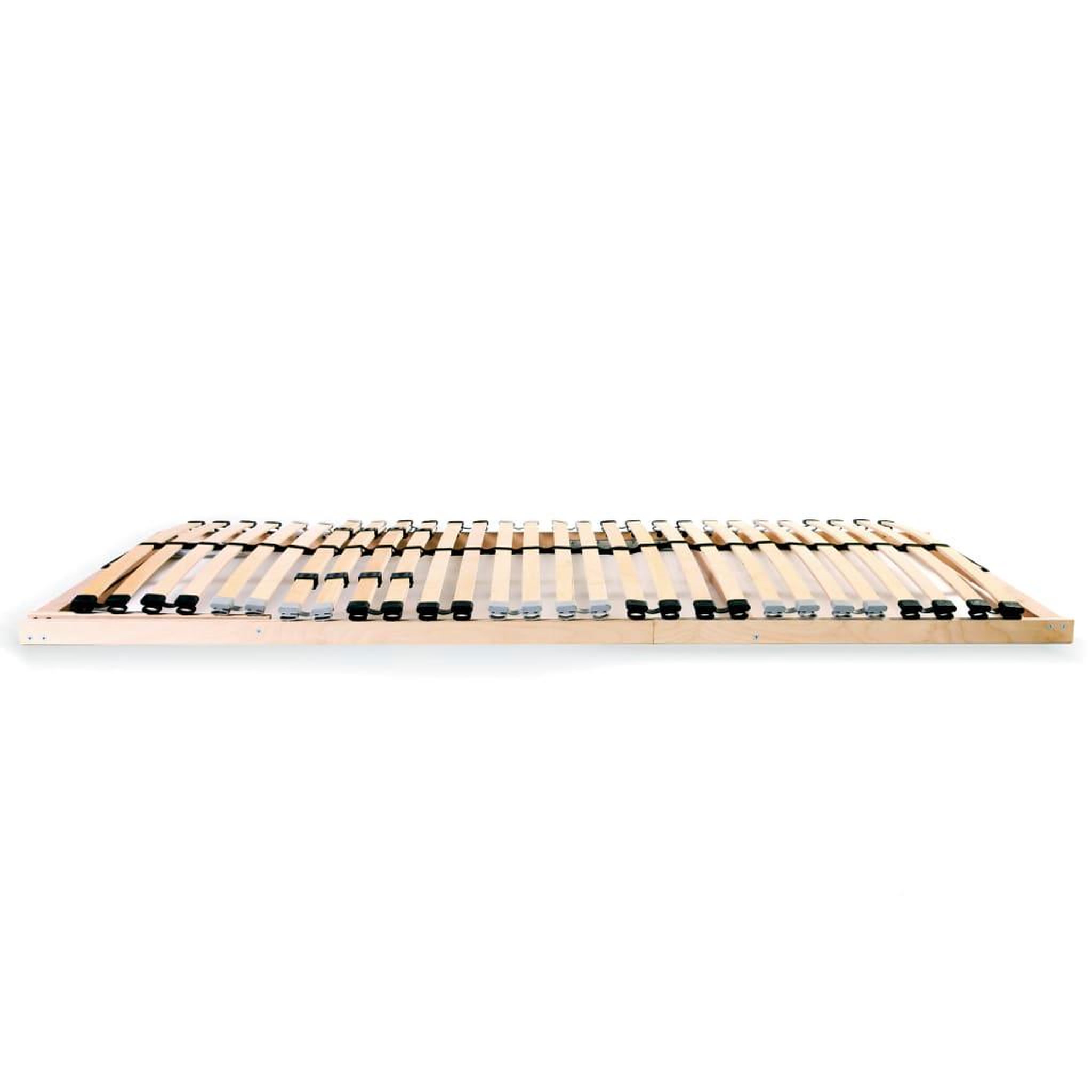 Voir la diapositive 3 : VIDAXL Sommiers a lattes sans matelas 2 pcs avec 28 lattes 80x200 cm
