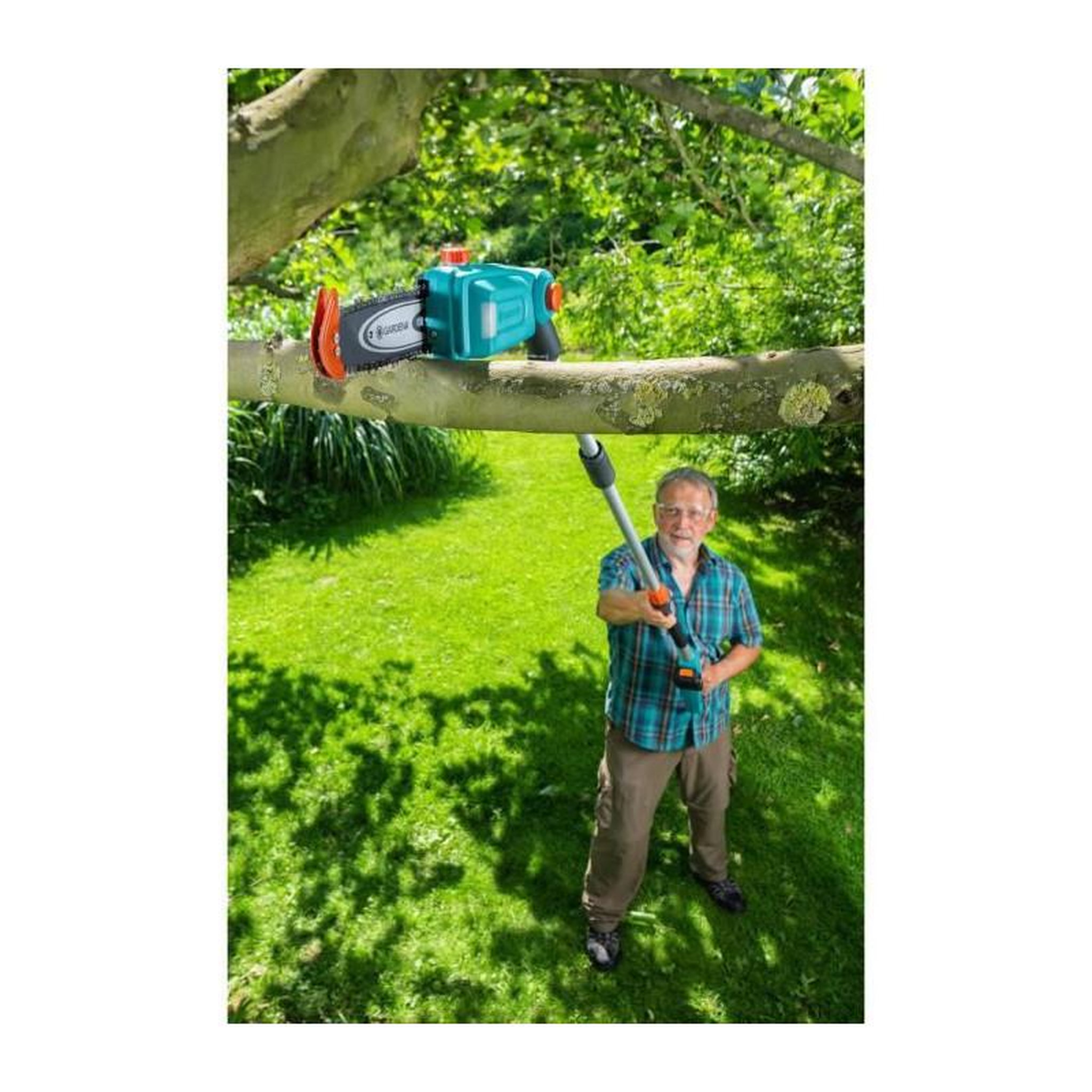 Voir la diapositive 5 : Gardena GARDENA Elagueuse sur perche TCS 20/18V P4A