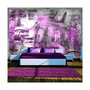 Voir la diapositive 1 : Paris Prix Papier Peint  Berlin Collage Violet