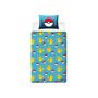 Voir la diapositive 2 : Pokemon Parure de lit réversible - POKEMON - Pikachu Laser - Microfibre - 1 housse de couette 140 x 200 cm + 1 taie 63 x 63 cm